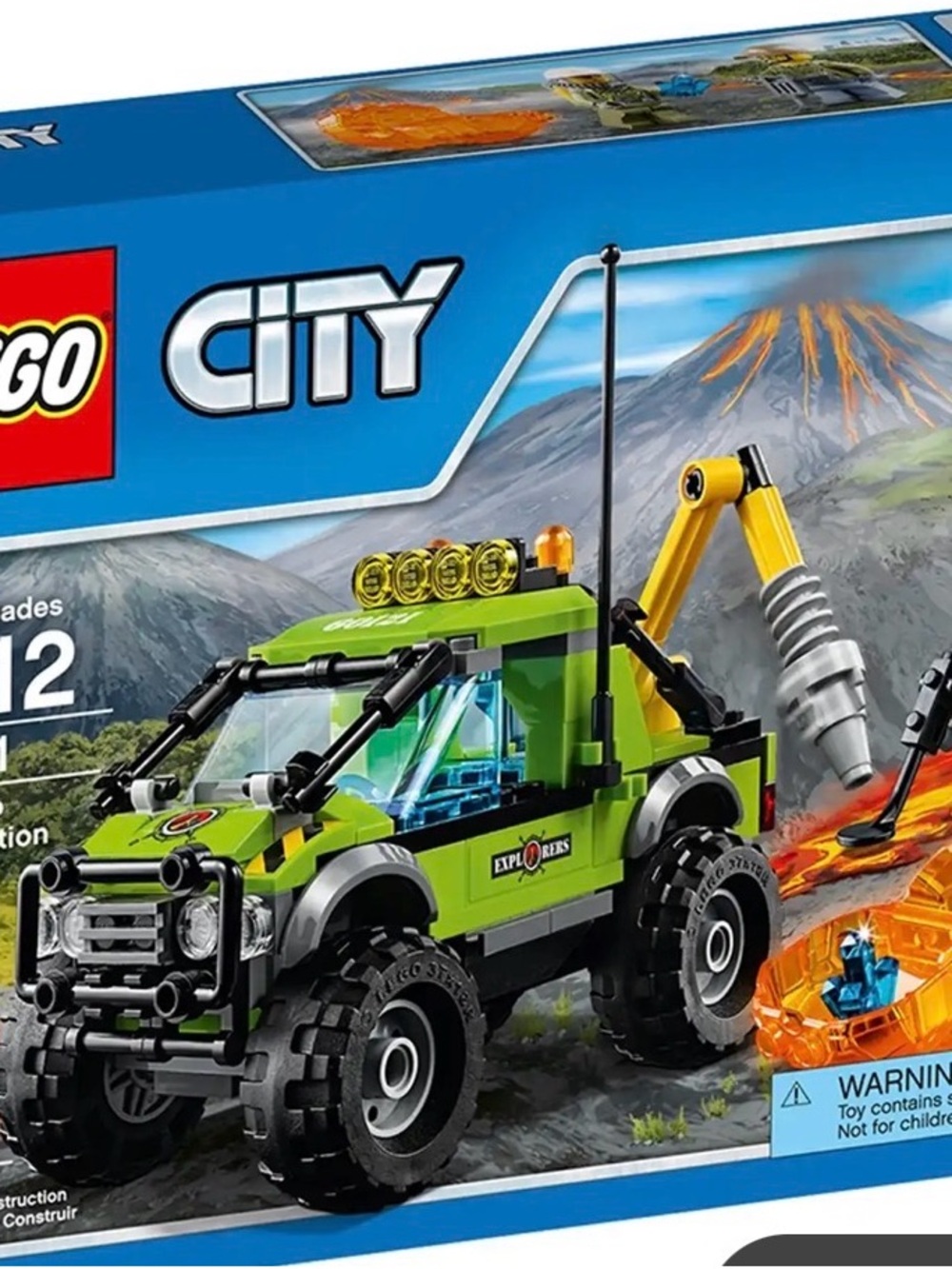 Lego City volcano exploration truck-60121